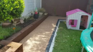 Yellow resin-bound path