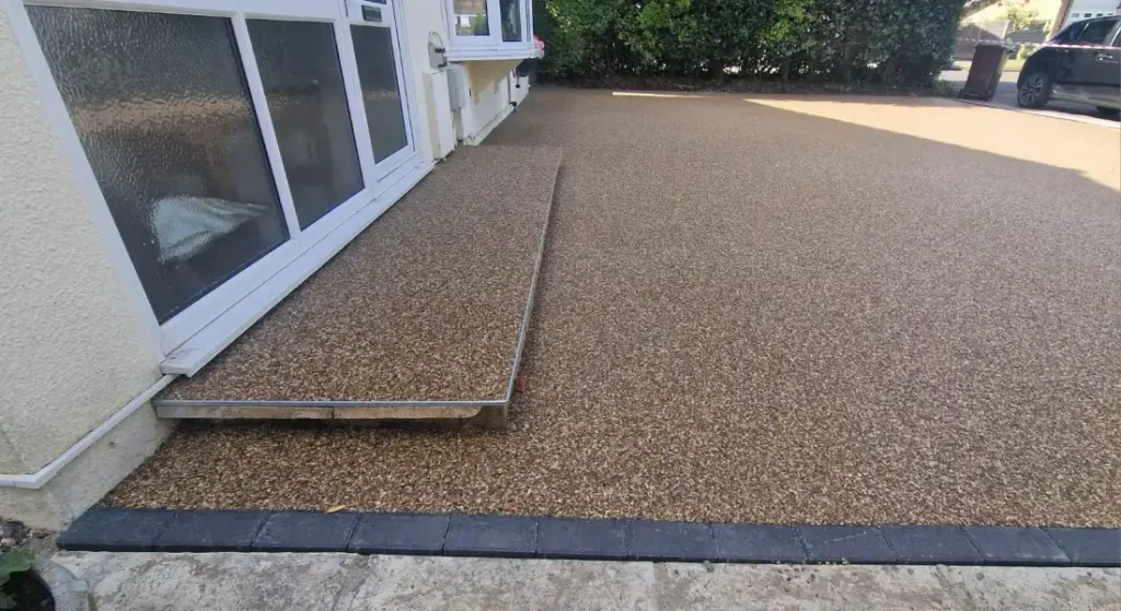 Resin Driveway and Step