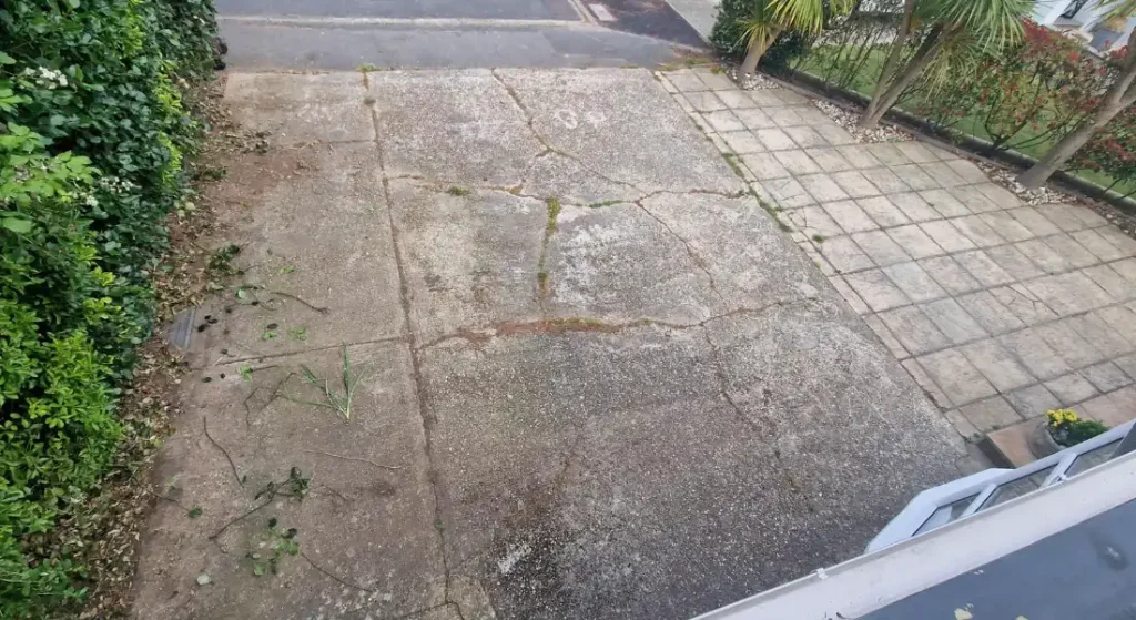 Old Concrete Driveway