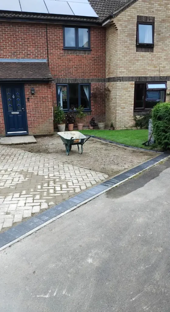 Removing pathway leading to the door